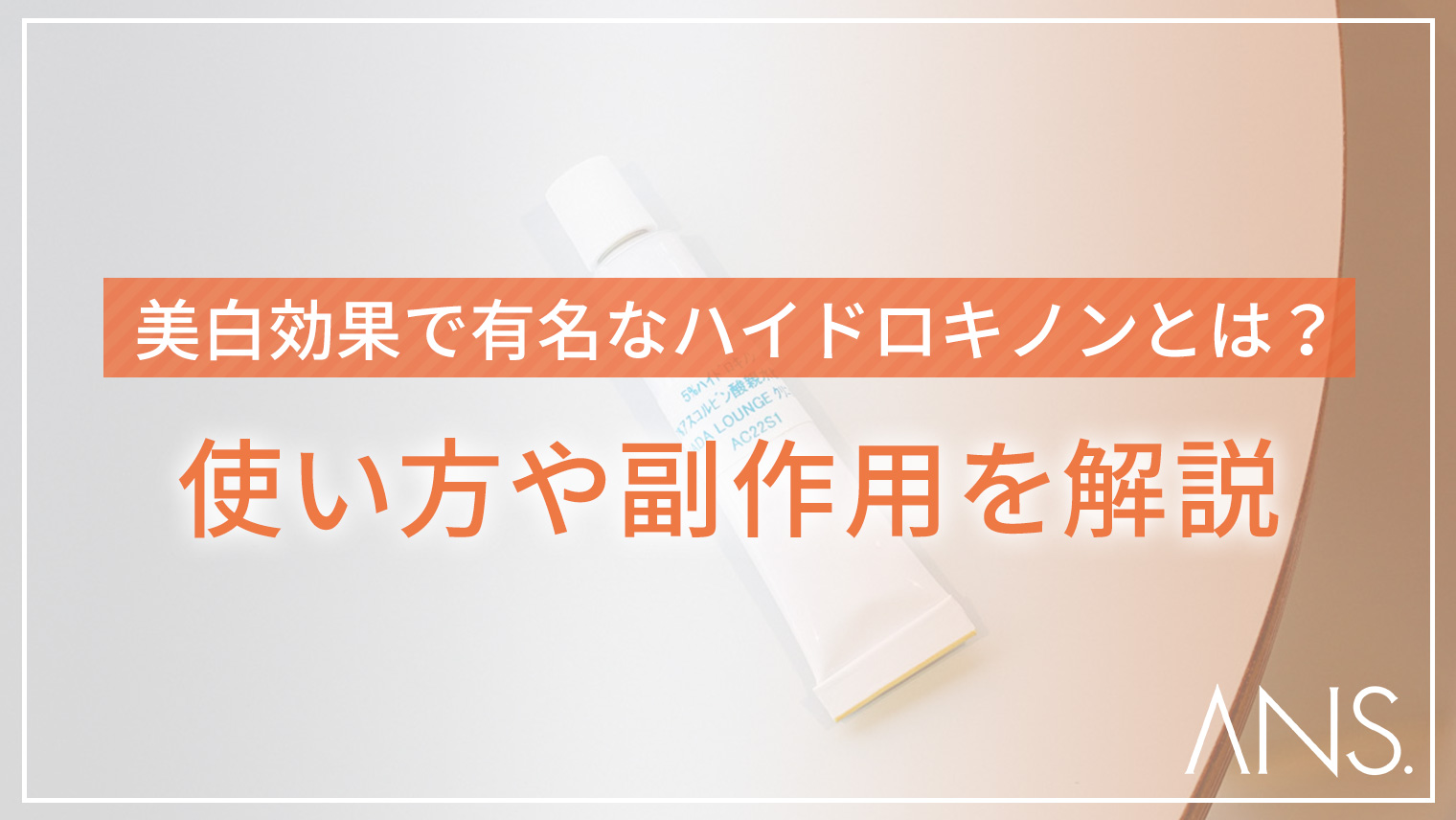 ハイドロキノンEMSリーフレット