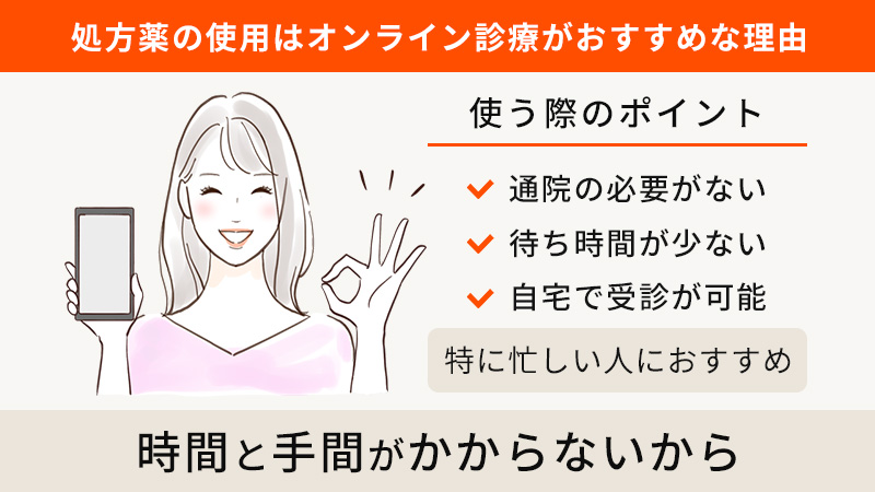 時間と手間がかからないから