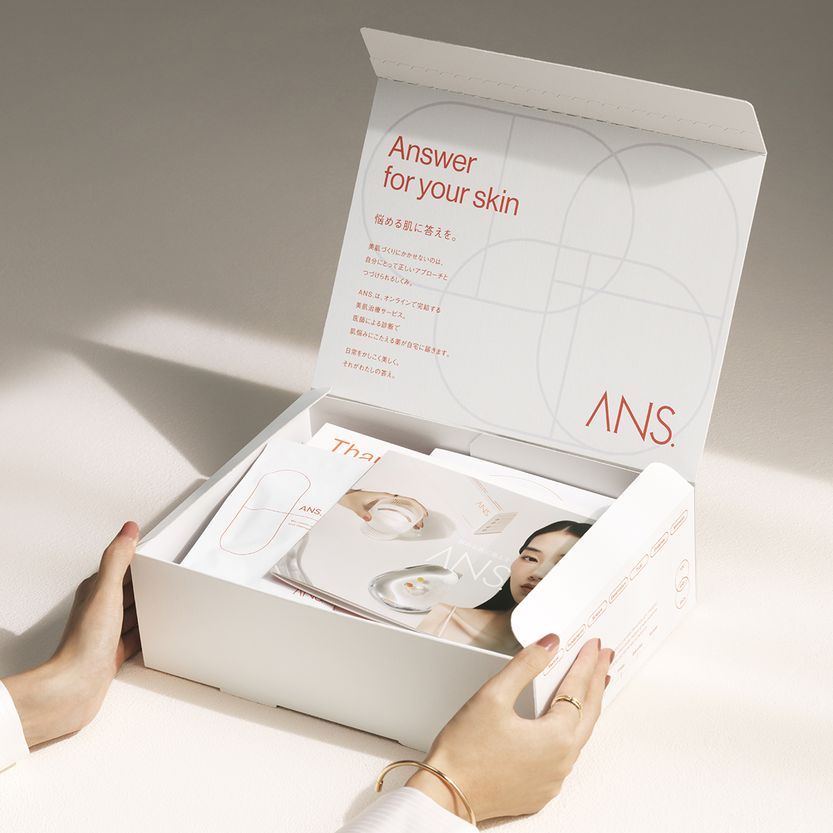 ANS.BOX開封時のイメージ写真